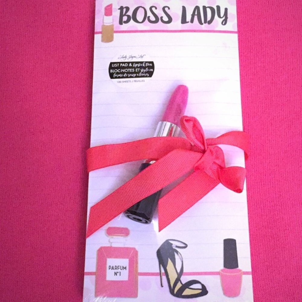🆕 💄ONLY ONE! BOSS LADY Note Pad💋
